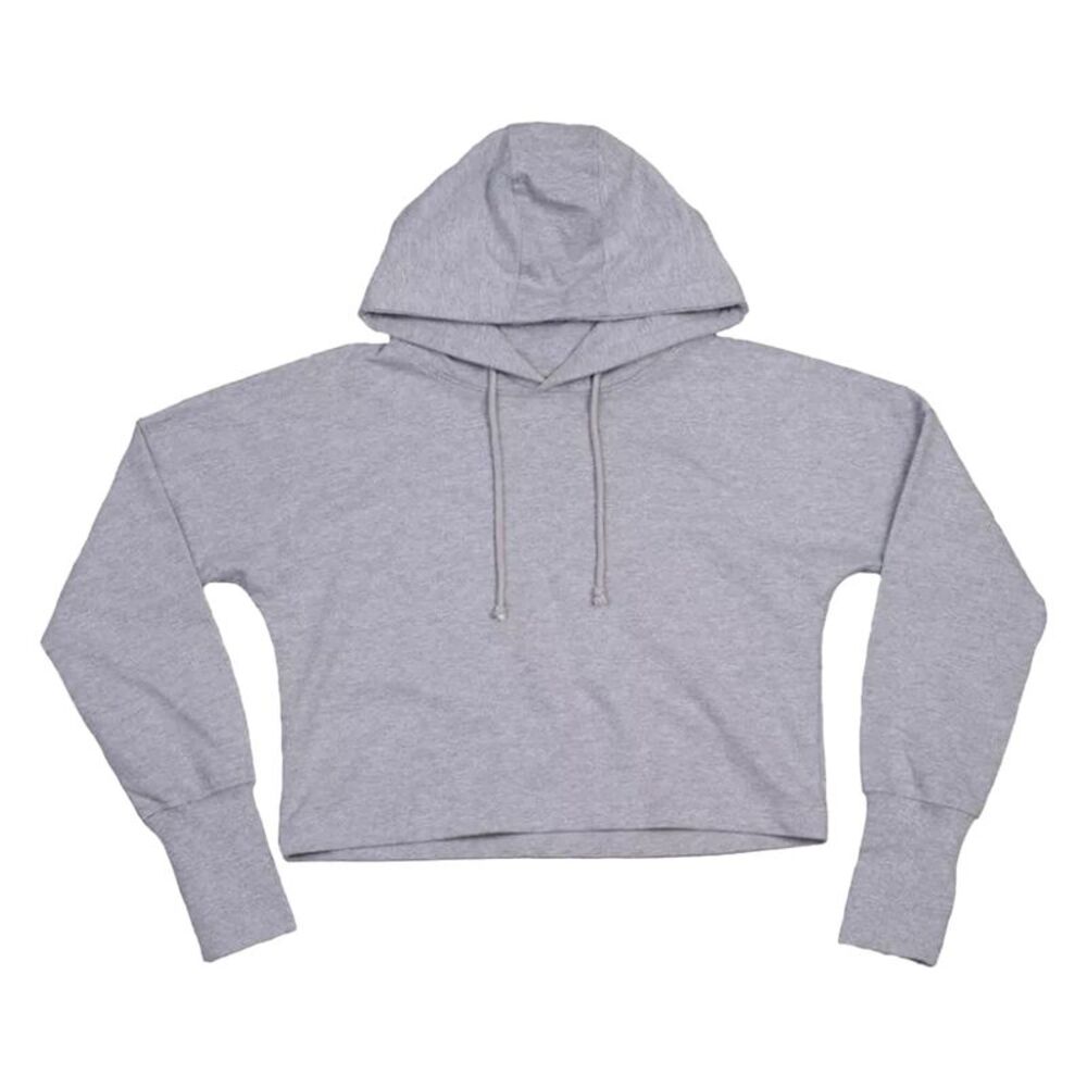 Mantis Womens/Ladies Cropped Crop Top / Heather Grey Melange
